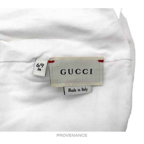 🔴 Gucci Baby Cotton Cap - Bee White - Picture 3 of 3